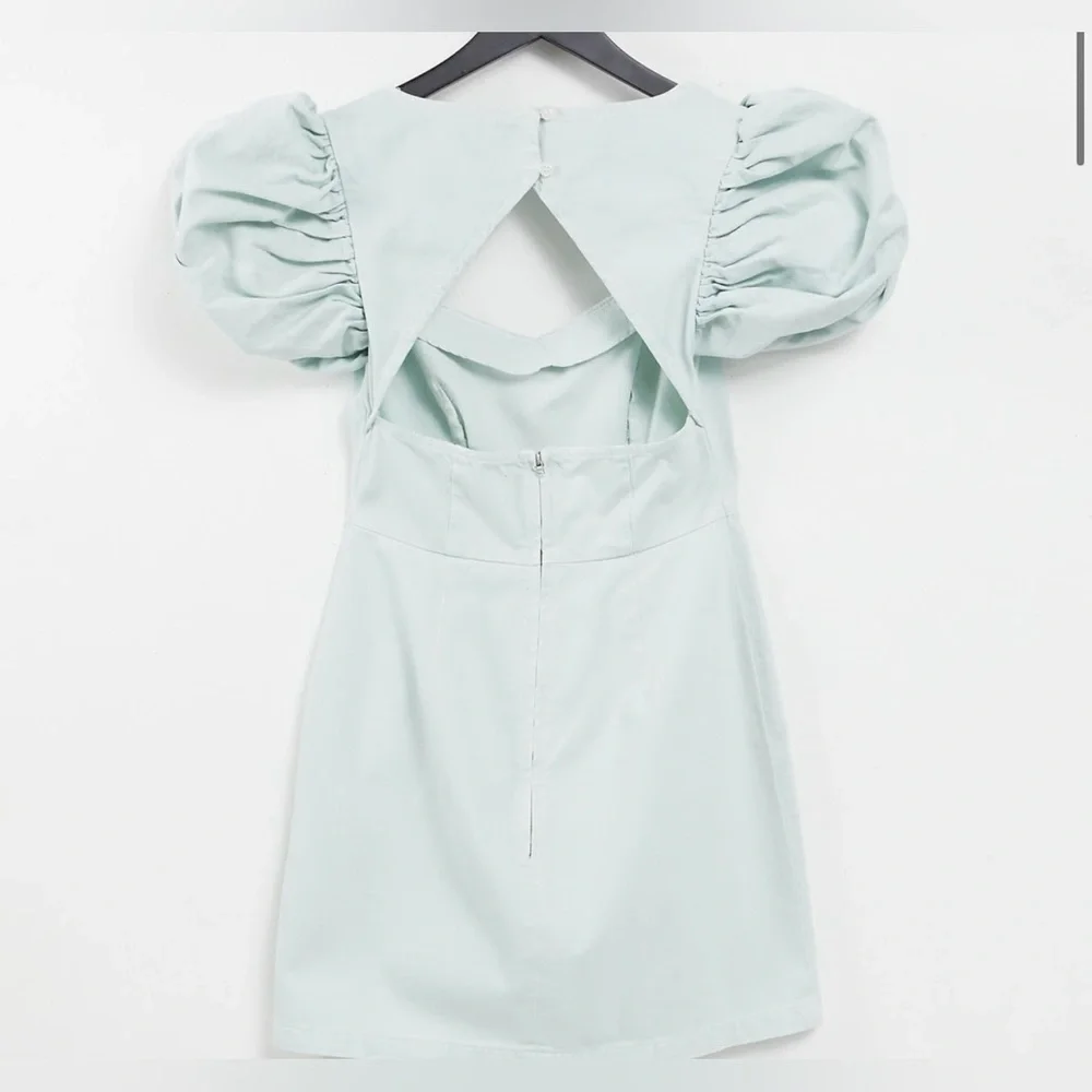 ASOS Light Blue Puff Sleeve Dress